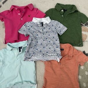 Janie & Jack Baby Polo Shirt Bundle - 6 to 12 Months